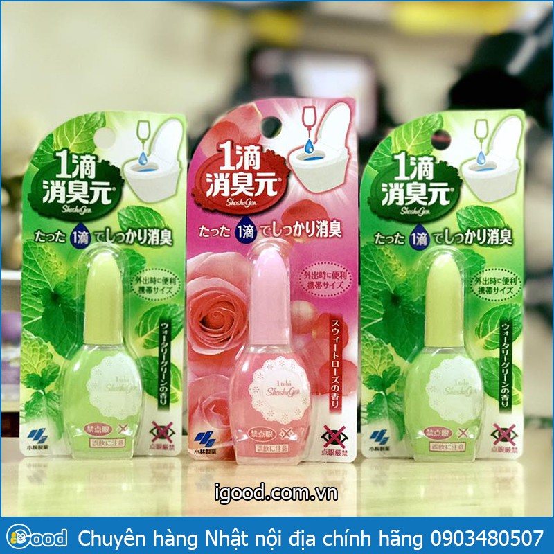 Nước nhỏ thơm bồn cầu Kobayashi Shoshugen Nhật Bản 20ml