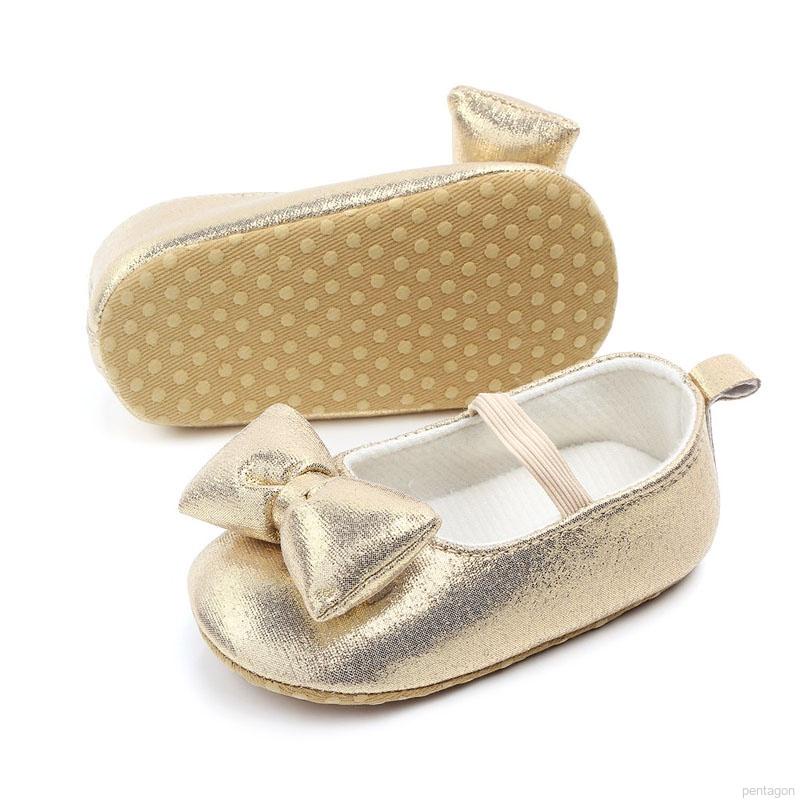 Giày công chúa đế mềm chống trượt thời trang cho trẻ em tập đi 0-18 tháng