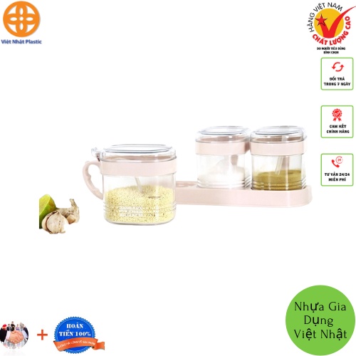 Bộ 3 lọ gia vị Hokori Việt Nhật 2936.