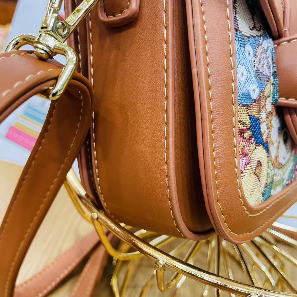 Túi Xách Đeo Vai Hình Yên Ngựa Katy Bear Phong Cách Thời Trang Nhỏ Nhắn Xinh Xắn