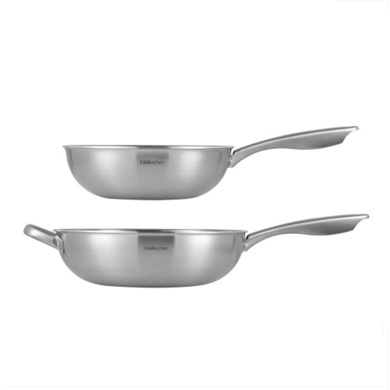 Chảo inox bếp từ Edelkochen 5 lớp - Size 24/28cm