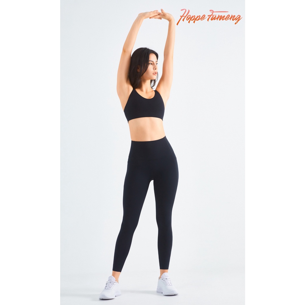 Quần tập yoga HOPPE FUMENG lưng cao có túi năng động thời trang dành cho nữ