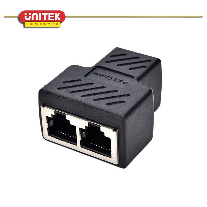 Đầu Nối Chia Mạng LAN RJ45 Từ 1 Ra 2 Cổng