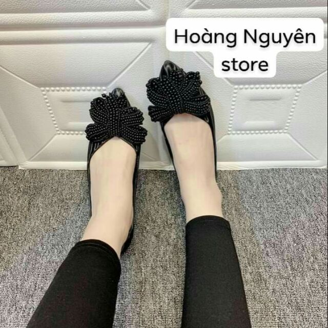 Giày búp bê đinh cườm, hàng sẵn tại shop