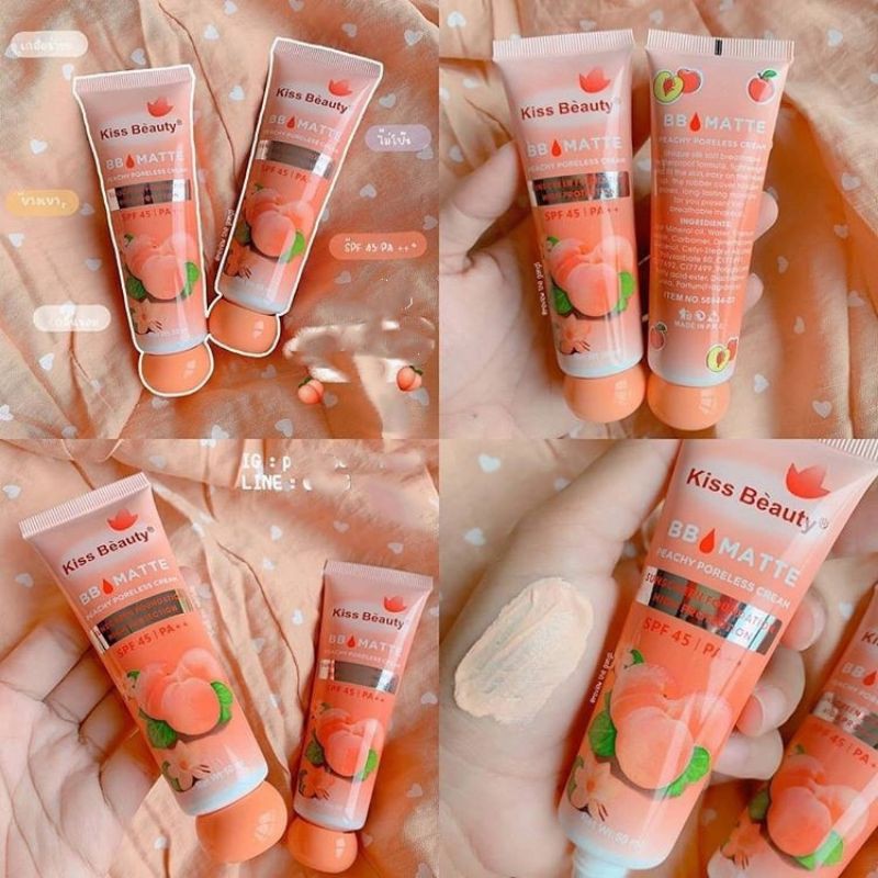 Kem Nền Che Khuyết Điểm 💕𝑭𝒓𝒆𝒆𝒔𝒉𝒊𝒑💕 Kem Nền Chống Nắng Kiss Beauty BB Matte Nội Địa Trung | BigBuy360 - bigbuy360.vn