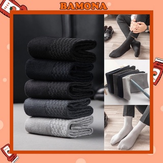 Vớ nam cao cổ Bamona tất nam công sở khử mùi chống hôi chân CT7