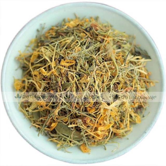 Hoa kim ngân khô, vàng, đẹp 500g ( Trà kim ngân hoa sấy khô ) - Chợ Thảo Dược Việt