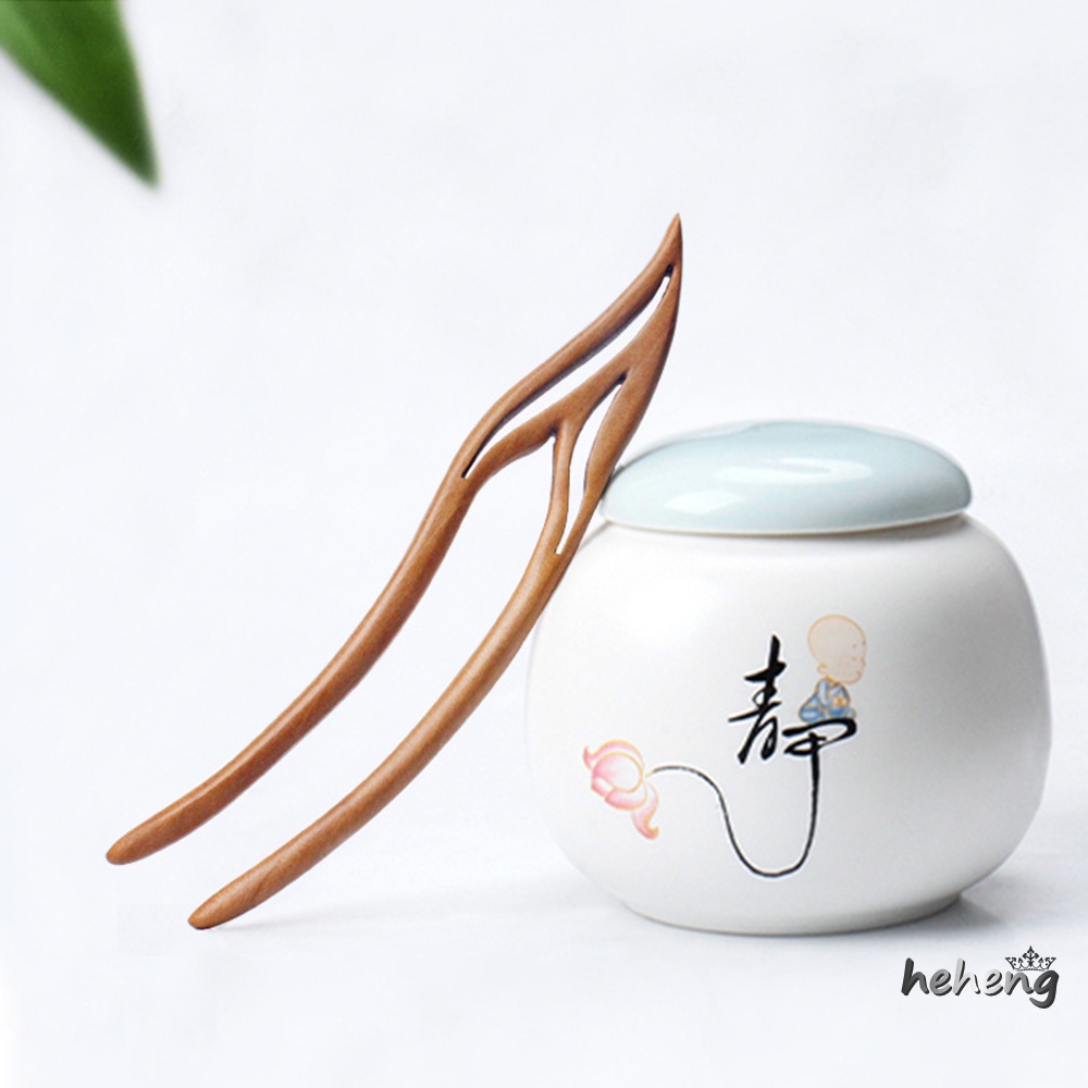 Trâm Cài Tóc Chữ U Bằng Gỗ Đàn Hương Bền Bỉ Phong Cách Trung Hoa Cổ Điển Dùng Mặc Sườn Xám / Đầm