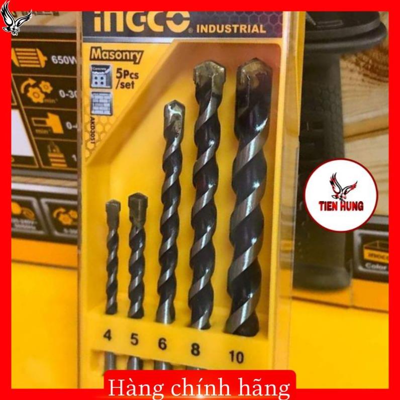 Bộ mũi khoan bê tông 5 chi tiết INGCO AKD3051