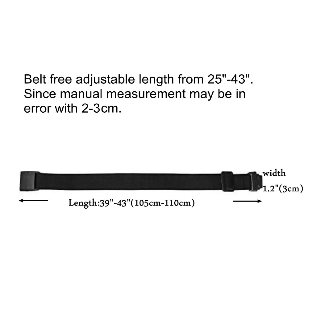 Women Adjustable Invisible Belts Elastic Solid Cotton Belt