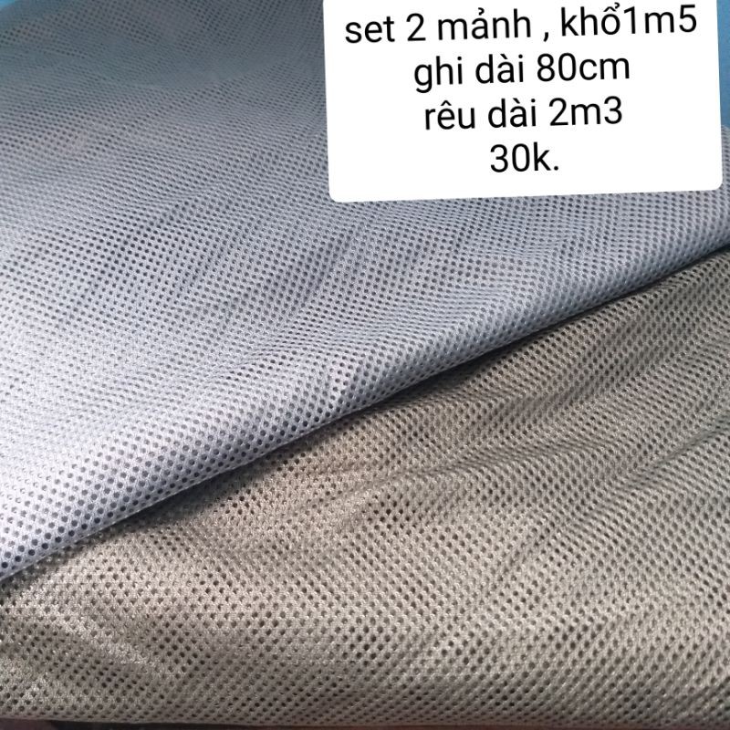 set thun lưới , 2 màu (30k)