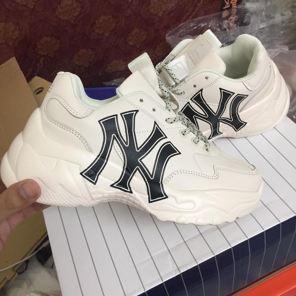 Giày thể thao Sneaker MLB NY ⚡BẢN NEW⚡ Giày Độn Đế Nam Nữ Thời Trang Phong Cách