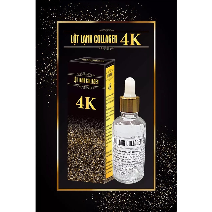 Combo 2 chai nước lột lạnh Collagen 4K