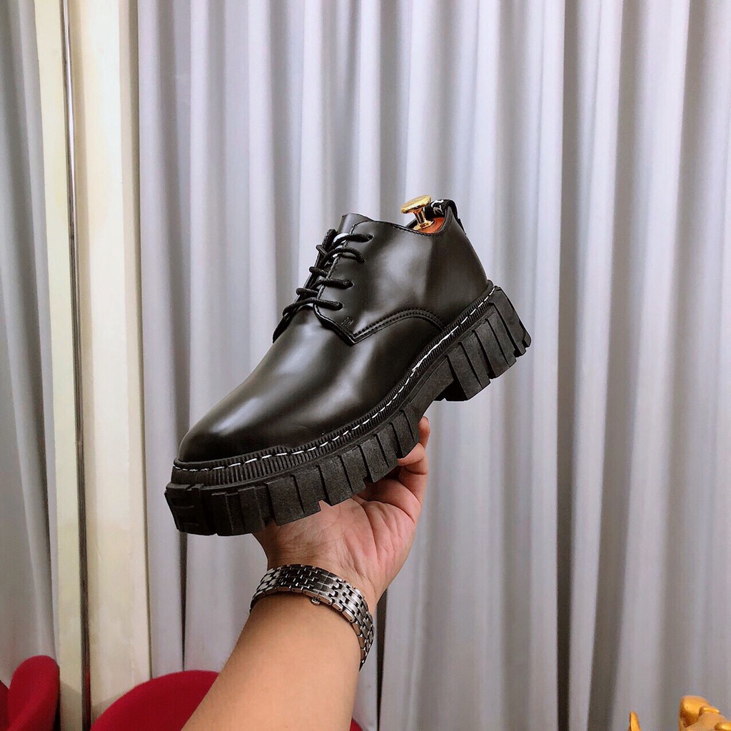 (VIDEO THẬT HÀNG TUYỂN CHỌN)  Giày Bốt dr martens JAM thấp cổ tăng chiều cao 6 cm INF1