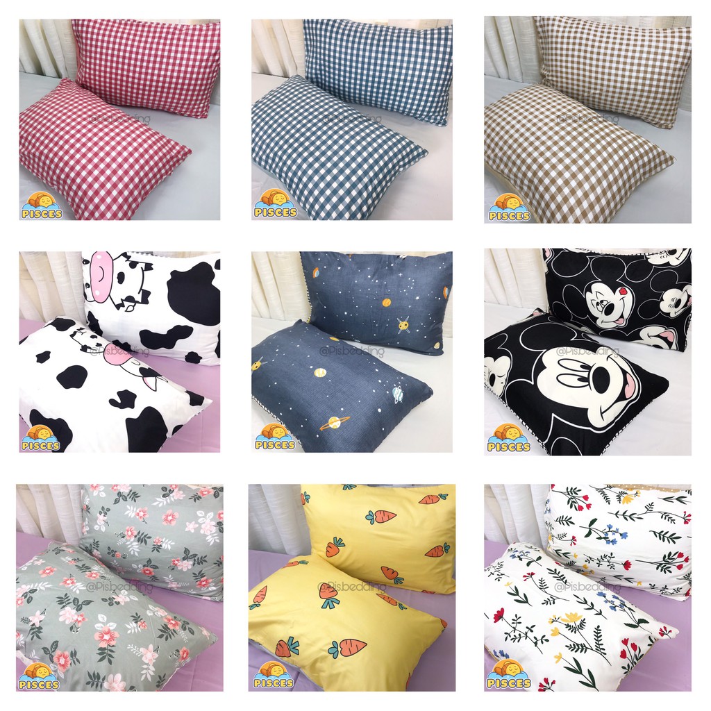 [FREESHIP Khi Mua 2 Đôi] Combo 2 Vỏ Gối Ngủ Chất Liệu Cotton Poly Kích Thước 45x65cm | WebRaoVat - webraovat.net.vn