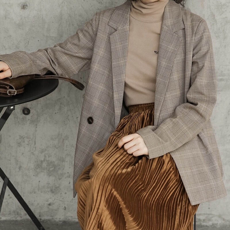 BLAZER CHECKED - SIZE S M