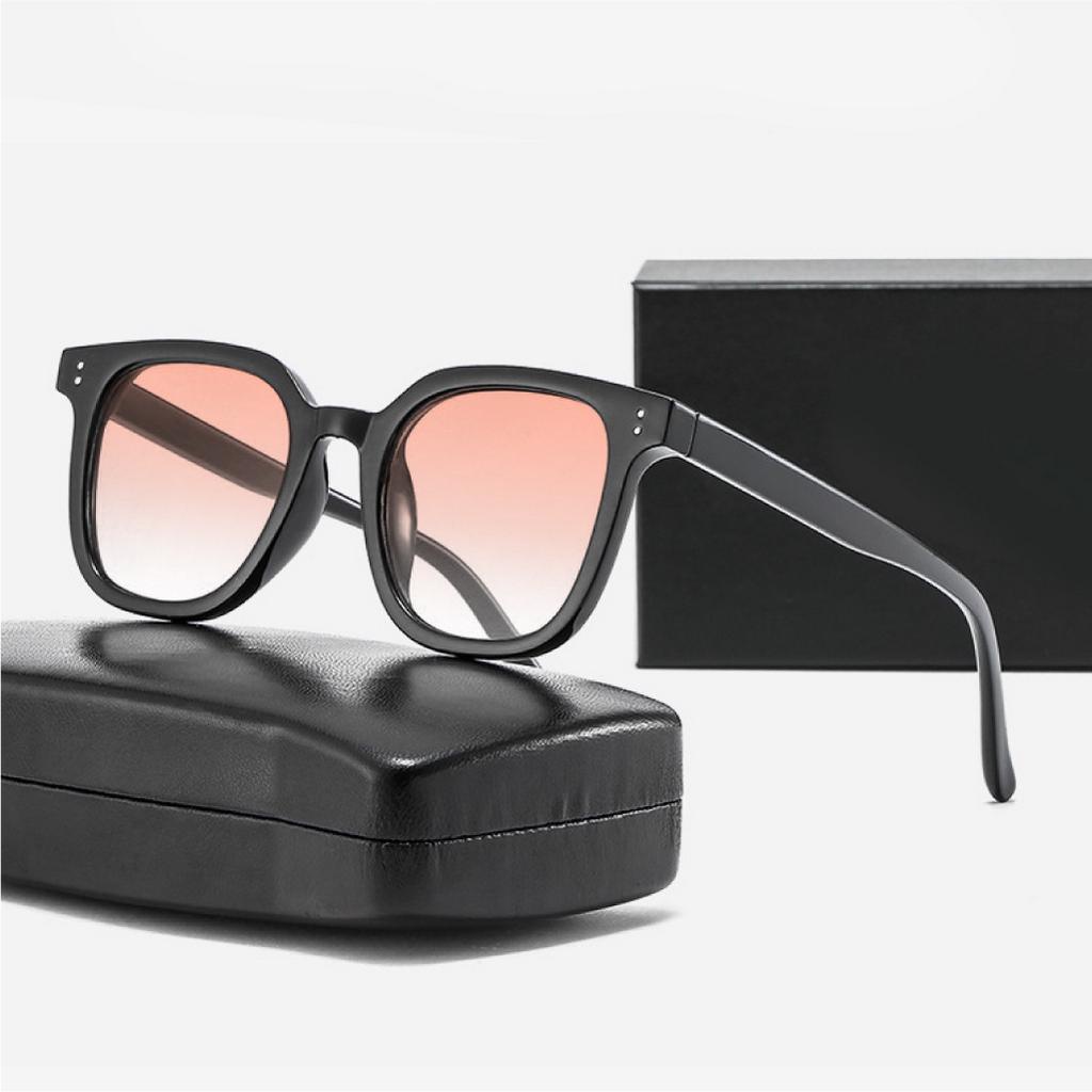 Kính râm nam nữ thiết kế hai chấm mẫu mới 2023 siêu hot kết hợp với nhiều gang màu cá tính - KR42