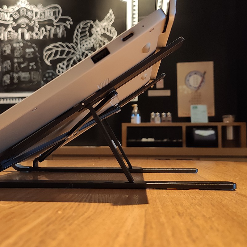 Giá đỡ máy tính xách tay bằng hợp kim nhôm, có thể gập lại, chống rung, thiết kế tản nhiệt cho máy tính laptop | BigBuy360 - bigbuy360.vn