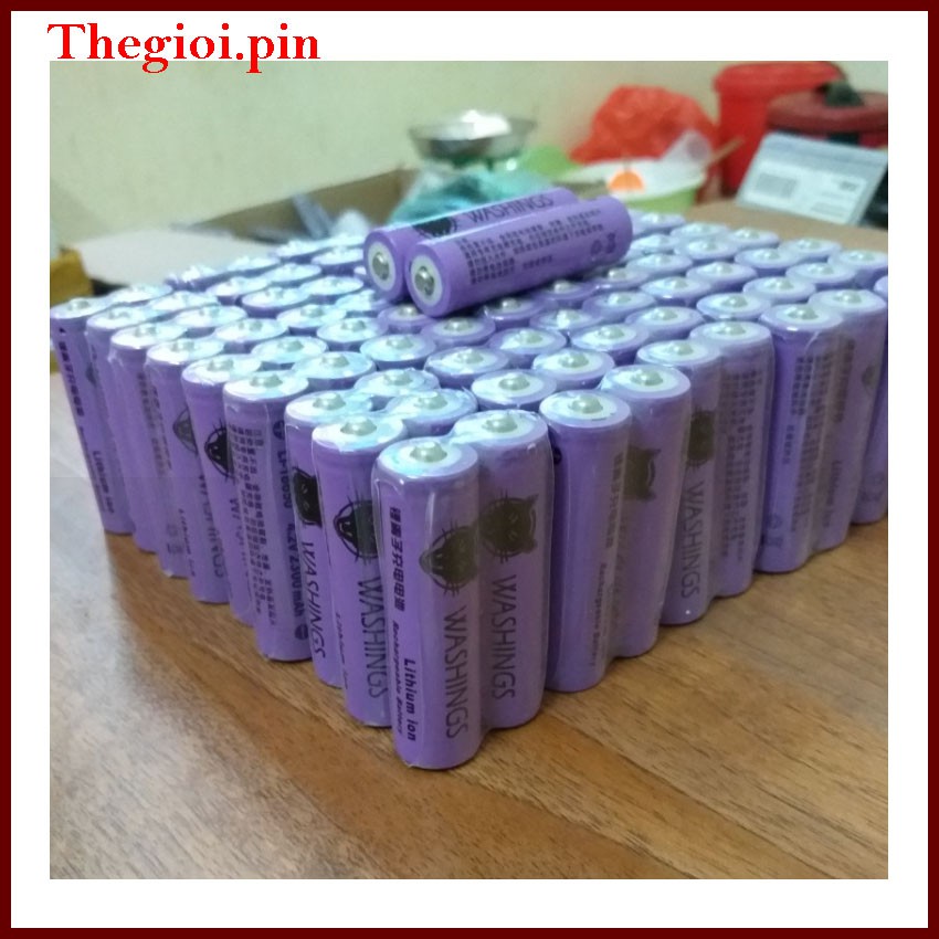 [BÁN CHẠY ] PIN SẠC LITHIUM ION 18650 4.2V (2300mAh ) WASHINGS, Pin sạc 4.2V, Pin Washings