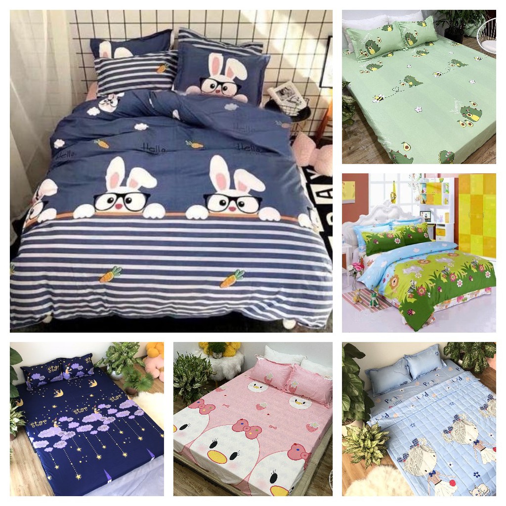 Vỏ Gối Ôm Có Dây Rút 2 Đầu 30x100cm,thỏ hồng