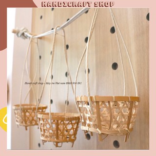 Giỏ Tre - Đựng Trứng - Đựng Cây - Thân Thiện Với Môi Trường - Trang Trí Nhà - HANDICRAFT SHOP