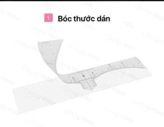 Thước đo ,dán ,vẽ lông mày (10 cái)