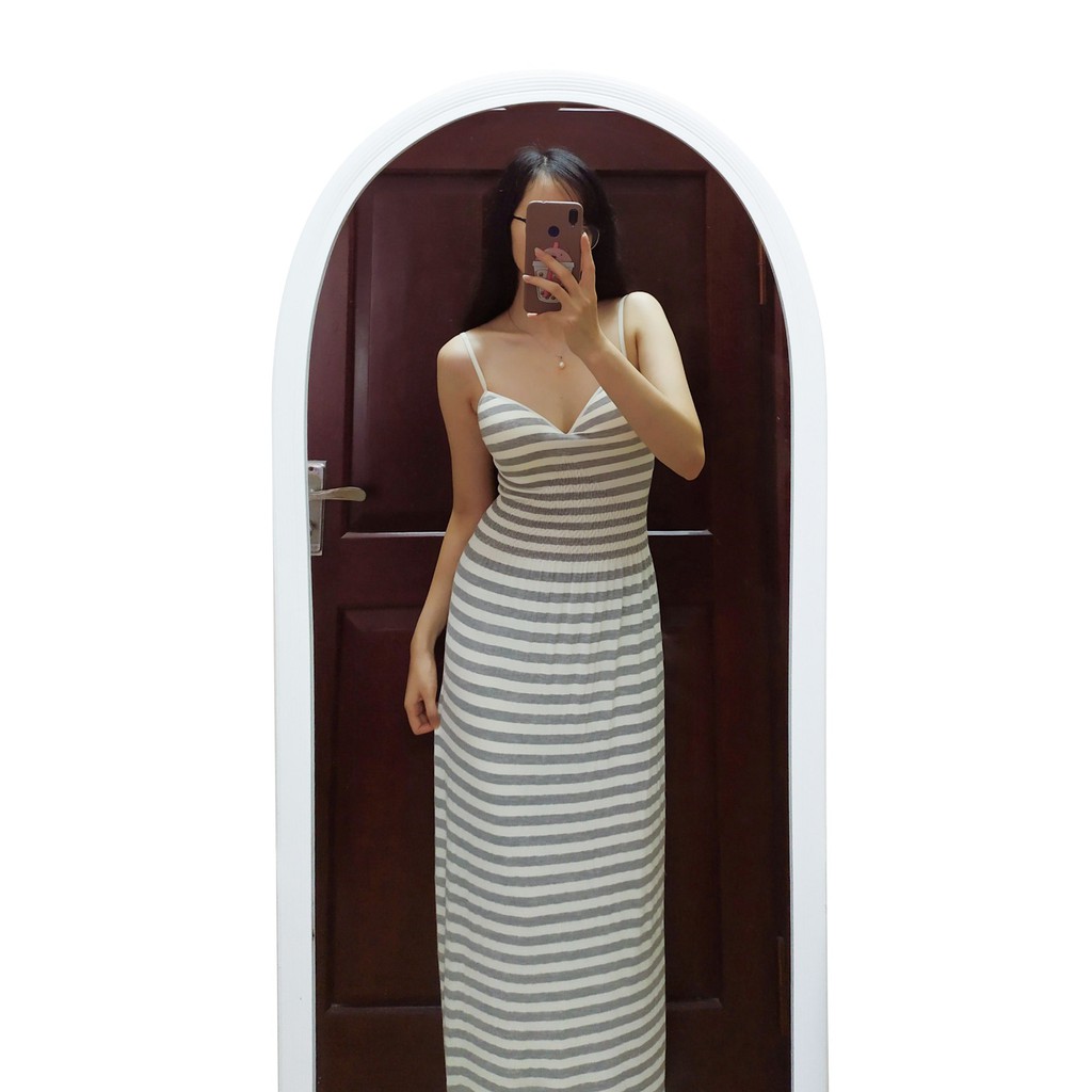 ĐẦM THUN HAI DÂY KÈM MÚT NGỰC