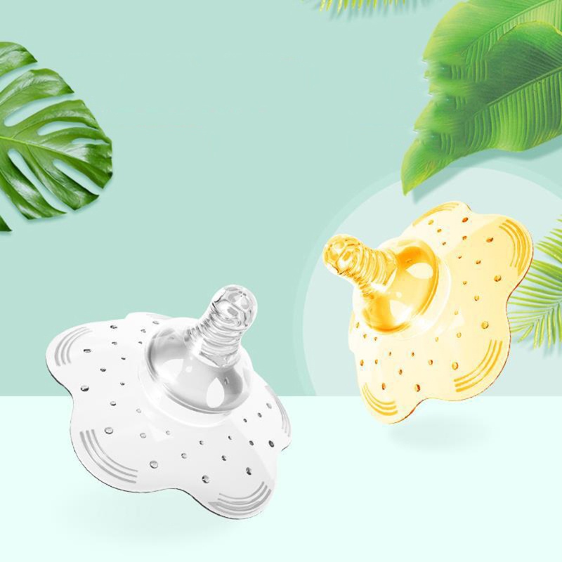 Núm ti silicone bảo vệ đầu ngực cho mẹ bỉm sữa kèm hộp đựng