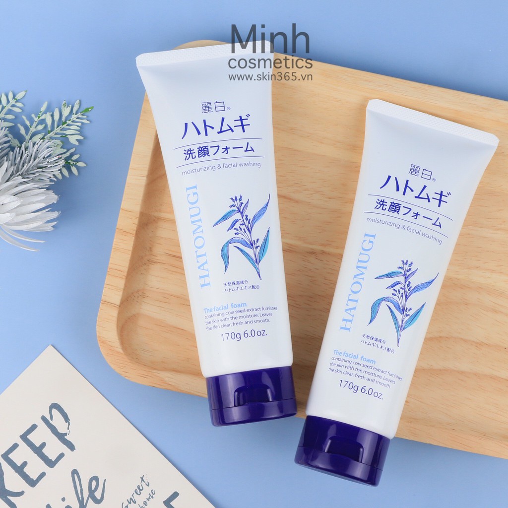 Sữa rửa mặt Hatomugi 170gr, 130gr trắng sáng da chính hãng Nhật Bản | BigBuy360 - bigbuy360.vn