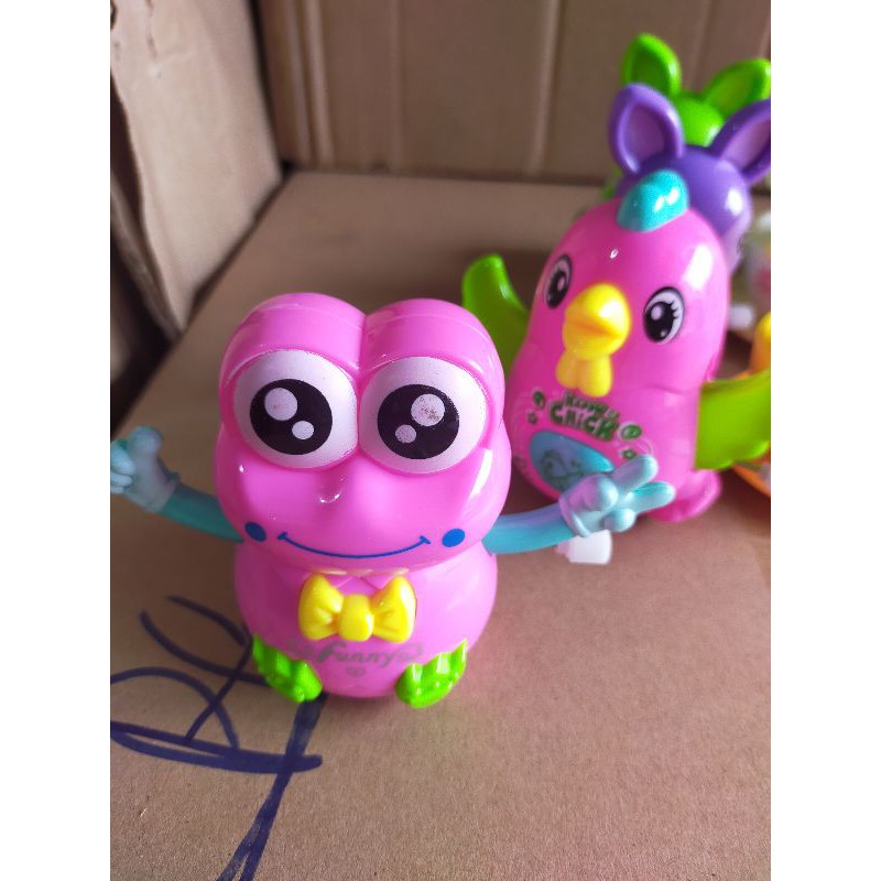 combo 2 thú chuyển động dễ thương cỡ lớn ( chạy cót)