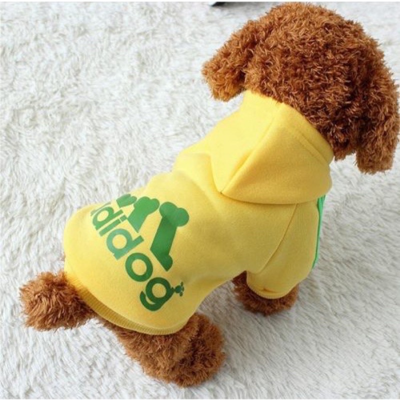🥸BỘ ÁO CHÓ MÈO ADIDOG CÓ MŨ SIÊU XINH