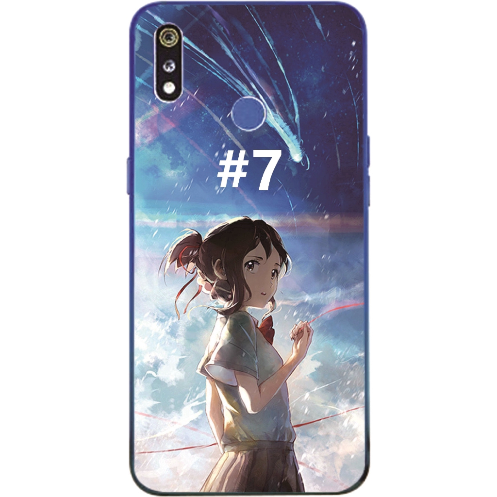 Ốp điện thoại hoạ tiết hoạt hình Anime cho OPPO Realme 3 OPPO A7 2018