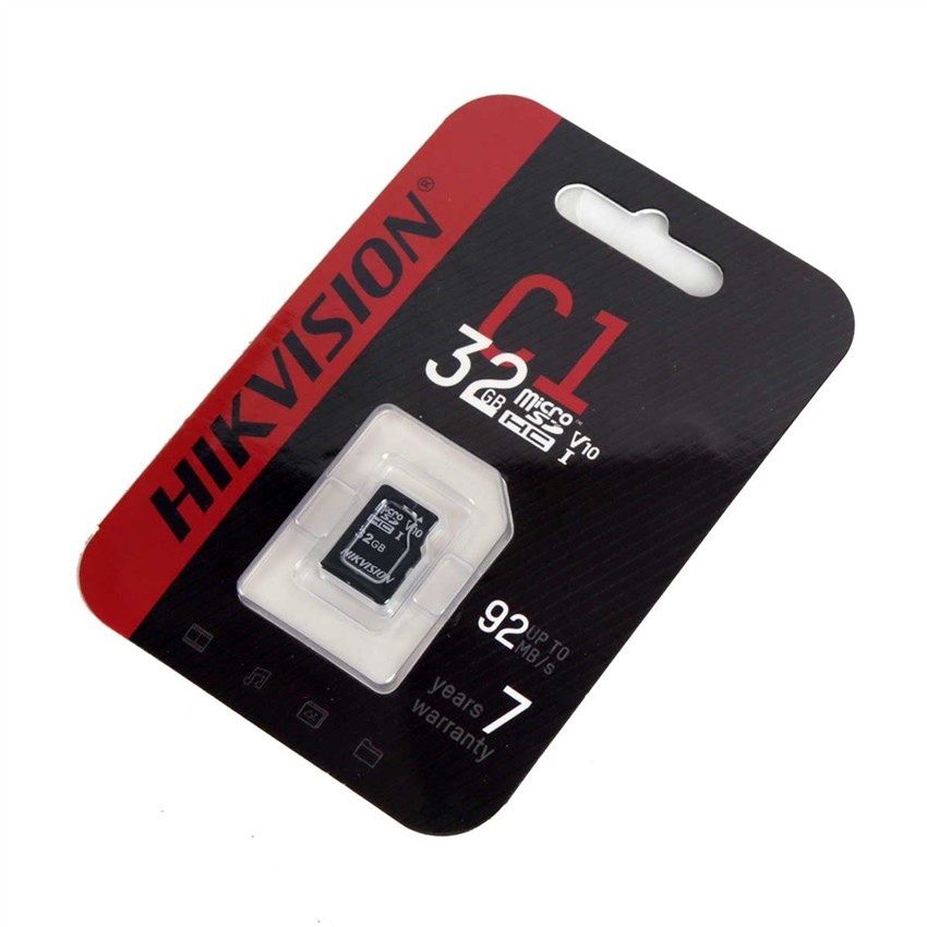 Thẻ Nhớ Micro SD HIKVISION 32GB/ 64GB - Tốc Độ Đọc Lên 92m/s - Dùng Cho Tất Cả Các Thiết Bị Hỗ Trợ Thẻ Nhớ Gắn Ngoài