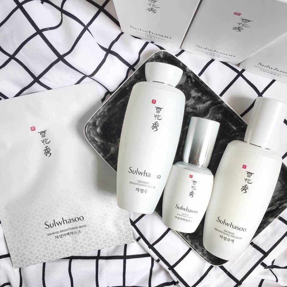 Toner + Sữa dưỡng Sulwhasoo trắng dưỡng trắng, mờ thâm, căng mướt | Jang Anna Cosmetics