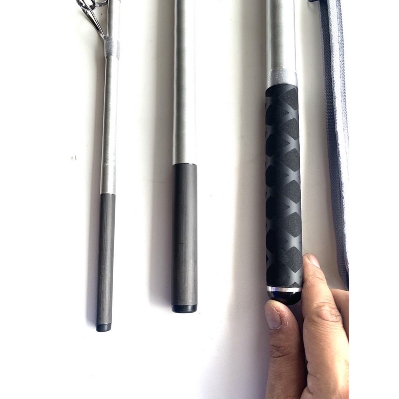 cần câu lục 3 khúc dài 4m25 shimano BXT fuji cần vân xoắn toàn thân cần tải cá lên tới 20kg y hình