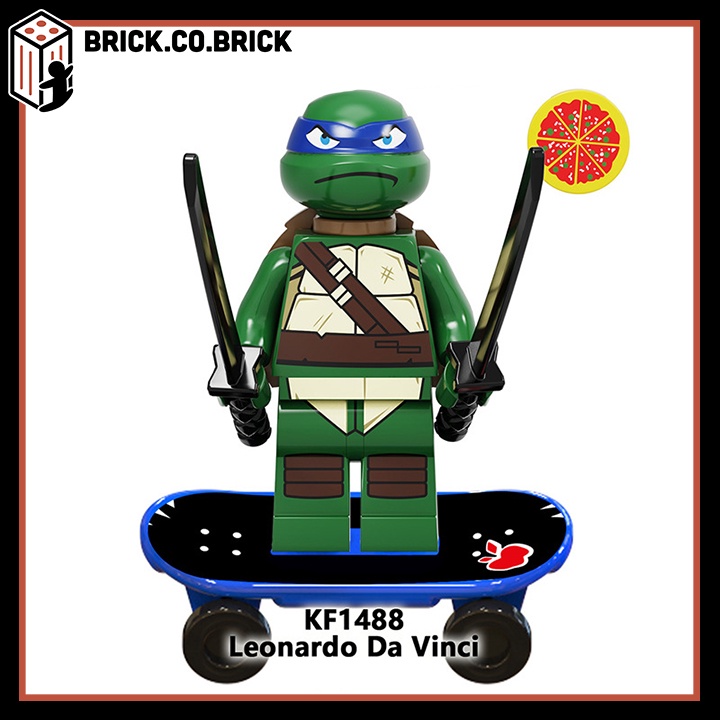 Lắp ráp Mô hình Ninja Rùa Đồ Chơi Minifigure Ninja Turtle Bản Mới Nhất KF6125