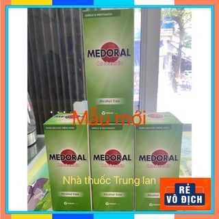Nước súc miệng MEDORAL(chai 250ml)ngăn ngừa bệnh vi khuẩn-VIÊM HỌNG,VIÊM AMIĐAN,VIÊM LỢI, VIÊM RĂNG làm lành vết thương