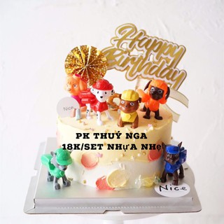 2 Set Chó Cứu Hộ Nhựa Nhẹ