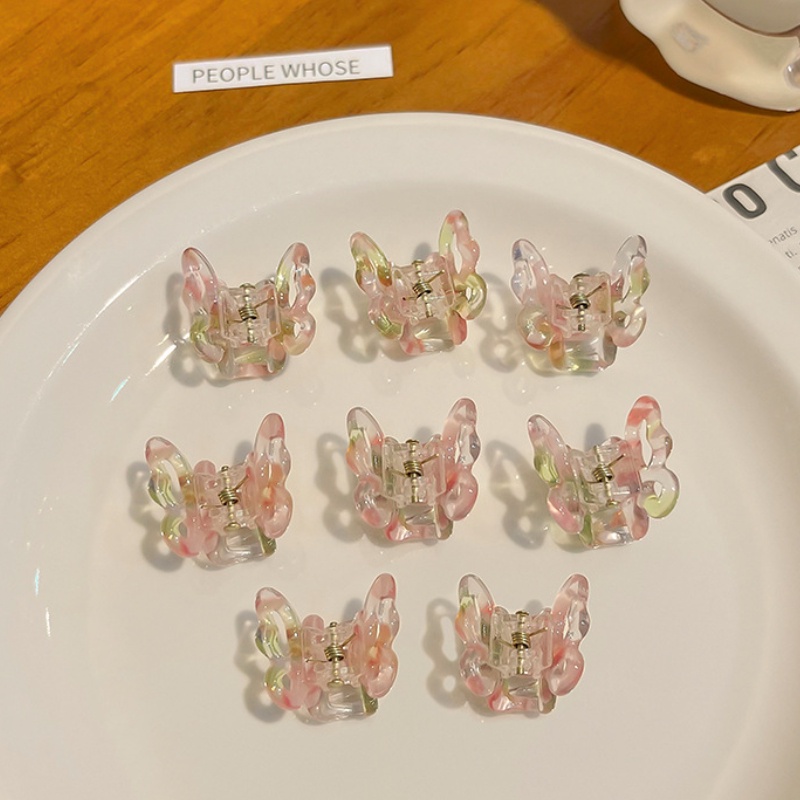 Kẹp Tóc Hình Bướm Nhỏ Màu Gradient Phong Cách Hàn Quốc