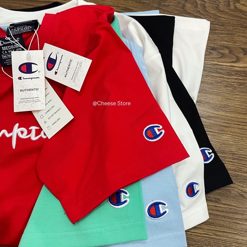 Áo thun Champion chất cotton ảnh thật shop chụp
