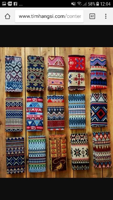 Combo 25 ví thổ cẩm loại 1 (4 ngăn) | BigBuy360 - bigbuy360.vn