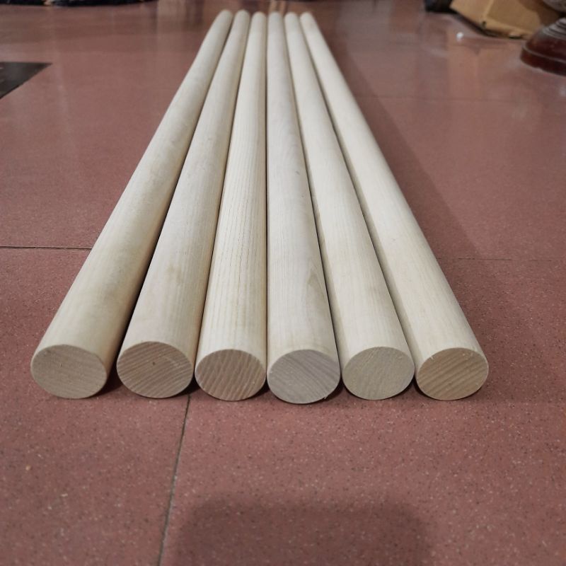 Thanh Gỗ Tròn Phi 30mm Gỗ Tần Bì
