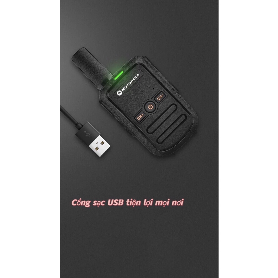 Bộ 07 Máy Bộ Đàm Mini Siêu Nhỏ  (Dung lượng pin cực lớn &gt;18 tiếng,Siêu bền,Cự li liên lạc &gt; 1,5km)+Tai nghe chuyên dụng