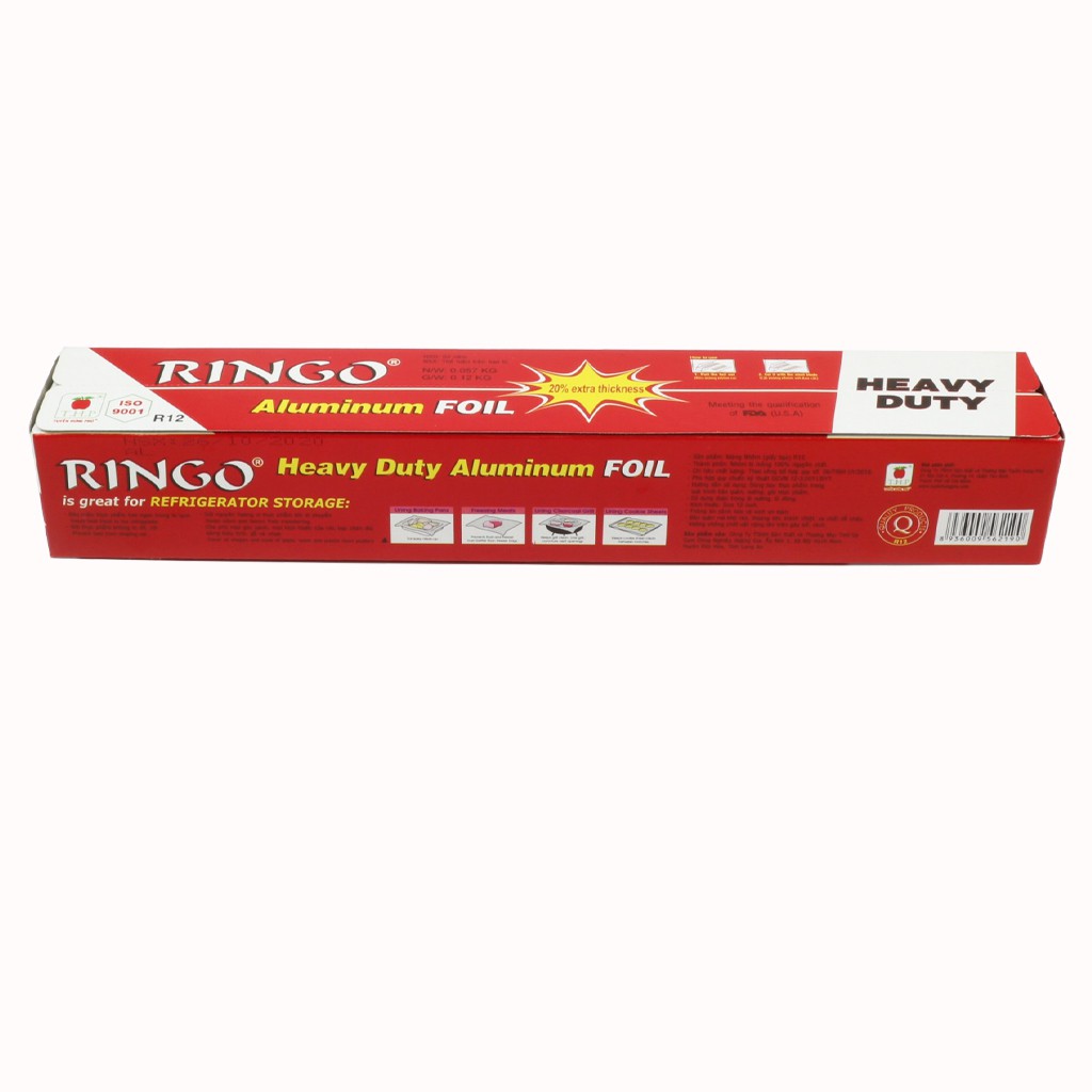 Giấy bạc nướng, bọc thực phẩm Ringo 5m dùng để nướng thịt, cá, bánh | BigBuy360 - bigbuy360.vn