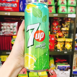 NƯỚC NGỌT 7UP MOJITO CHANH BẠC HÀ 330ML