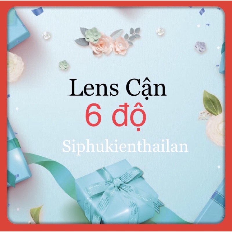 lens cận màu 6 độ  kính áp tròng màu 6 độ tăng khay