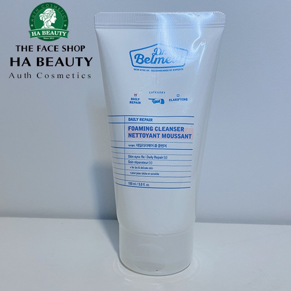 Sữa rửa mặt dịu nhẹ an toàn da nhạy cảm The Face Shop Dr Belmeur Daily Repair Foaming Cleanser 150ml  sạch sâu ngừa mụn