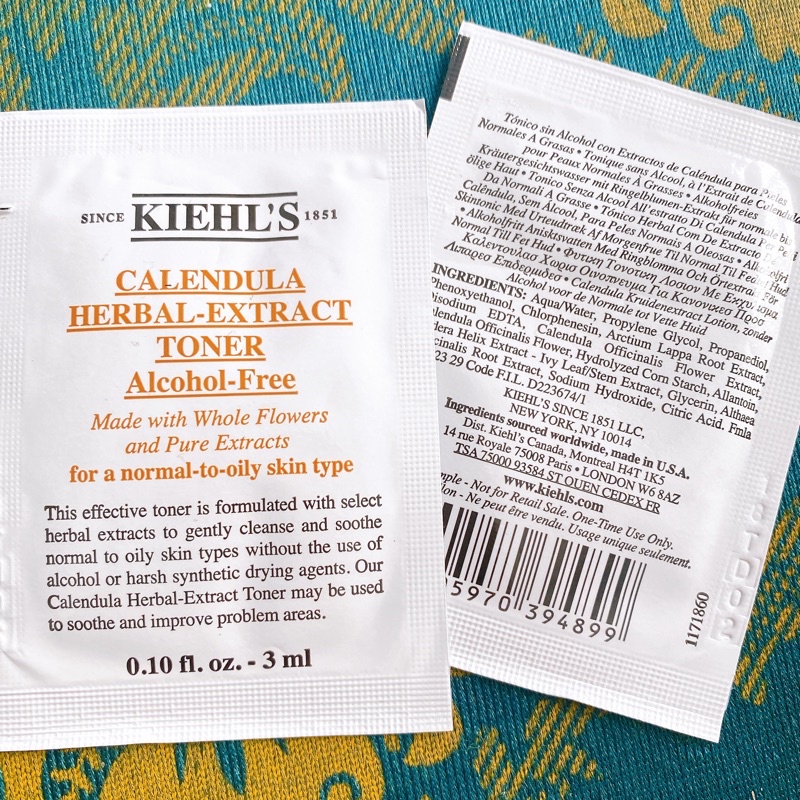 Sample Gói Toner Hoa Cúc KIEHL'S Calendula Herbal Extract 3ml