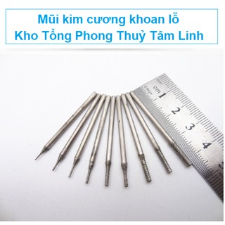 Mũi khoan kim cương chạm khắc ngọc điêu khắc đá hàng cao cấp đầu A ngắn | Kho tổng Phong Thủy Tâm Linh