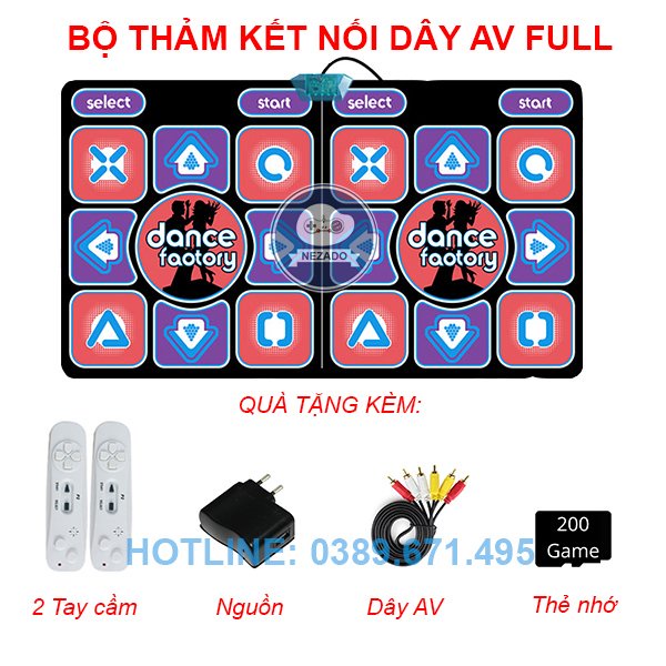 Thảm nhảy audition kết nối tivi chơi game đa năng tại nhà giảm stress béo phì MG07